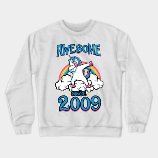 Awesome since 2009 Crewneck Sweatshirt